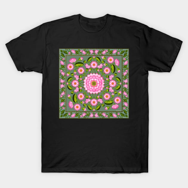 Lotus mandala T-Shirt by Prita_d